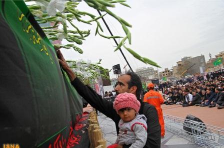 تشییع و خاکسپاری شهدای گمنام در خراسان رضوی