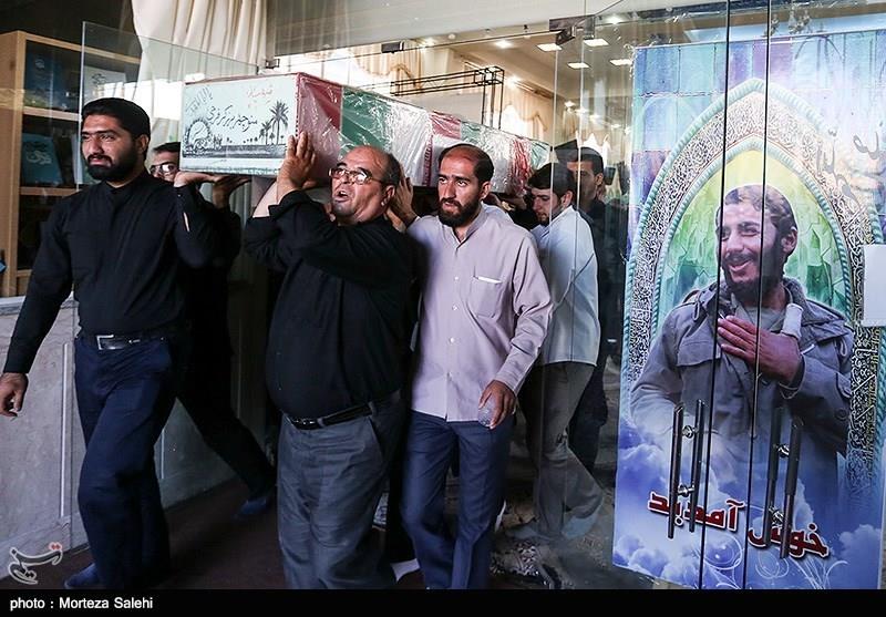 مراسم وداع با پیکر شهدای احراز هویت شده در اصفهان 1