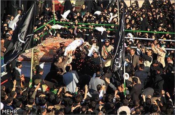 تشییع و خاکسپاری در دانشگاه آزاد زنجان