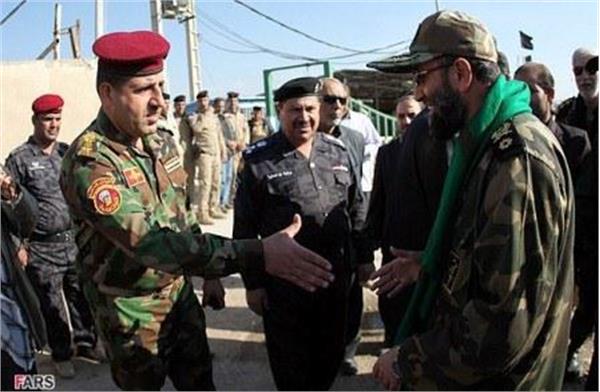 مراسم تبادل شهدا جنگ هشت ساله در شلمچه