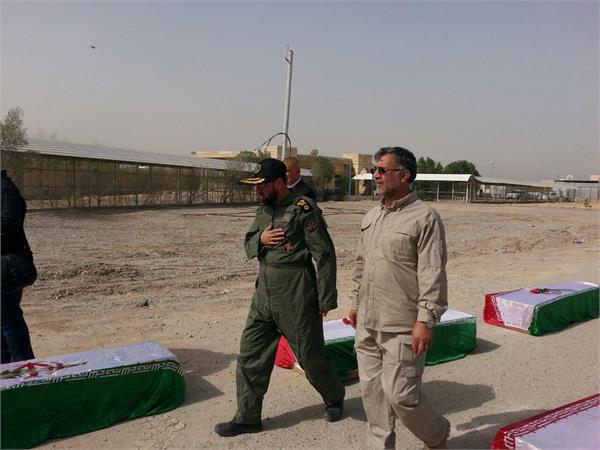 ورود پیکر مطهر ۵۵ شهید دفاع مقدس - شلمچه 38