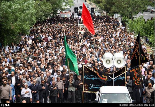 تشییع پیکر شهید محمد پازوکی طرودی - سمنان 9