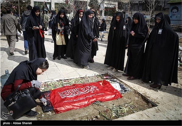 تشییع و تدفین شهید گمنام ۱۹ ساله در کرج 2