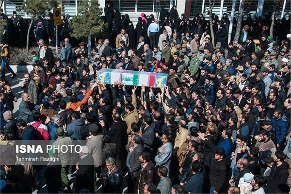 تشییع پیکر شهدای دفاع مقدس در کشور 45