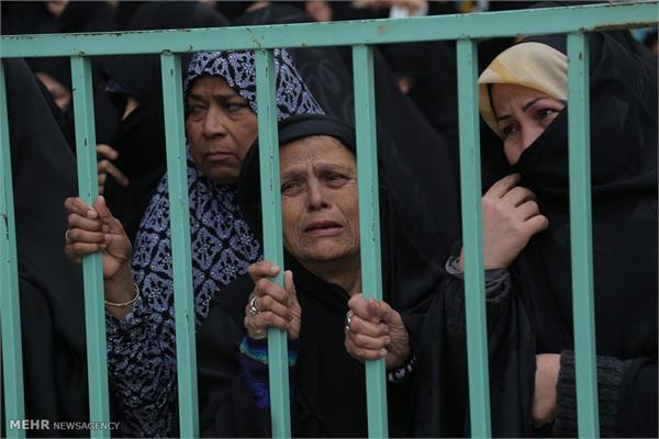 مراسم تشییع ۵ شهید گمنام و ۳ شهید مدافع حرم در قم 14