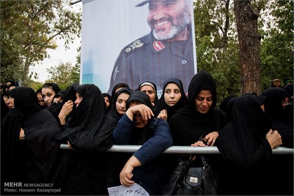 تشییع دو شهید گمنام در بوستان زمزم تهران 21