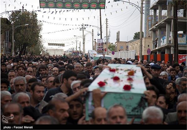 تشییع دو شهید گمنام در کرمانشاه 4