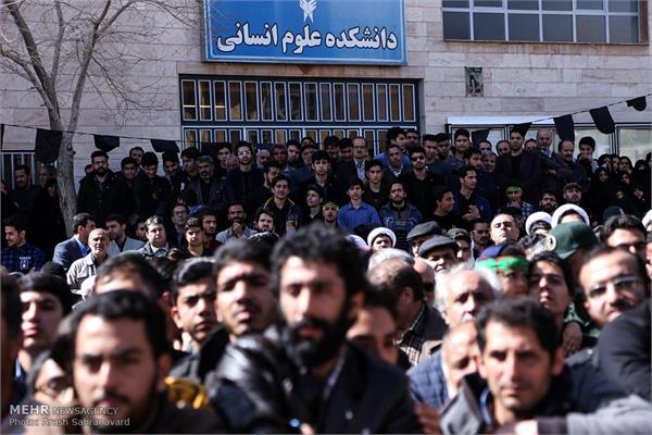 مراسم تشییع و خاکسپاری دو شهید گمنام در محلات 18