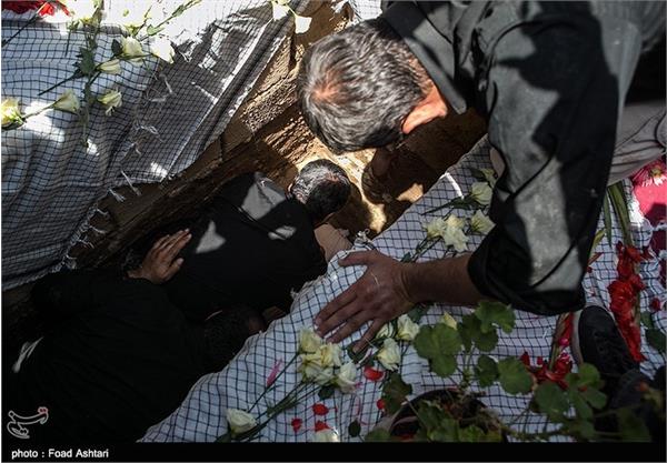 مراسم تشییع و خاکسپاری شهید گمنام در فدراسیون تکواندو 24