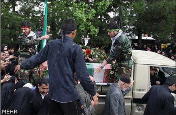 تشییع و خاکسپاری در دانشگاه آزاد خرم آباد