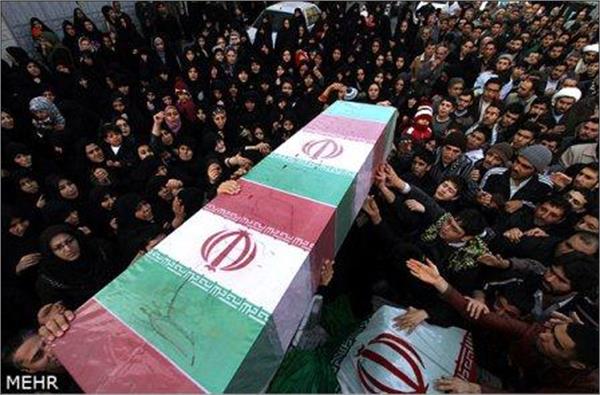 تشییع پیکر شهید دفاع مقدس محمود مهاجر