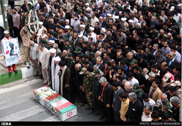 تشییع پیکر شهید محمد پازوکی طرودی - سمنان 12