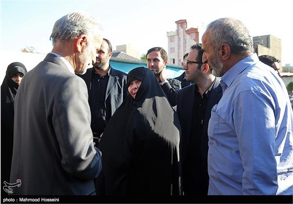 حضور خانواده سردار شهید حسین همدانی در معراج شهدا 20