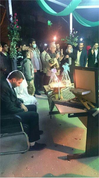 مراسم ازدواج دو زوج جوان در جوار شهدای گمنام بوستان ابوذر 4