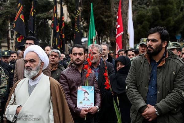 آئین تشییع ۱۴ شهید تازه تفحص شده نیروی انتظامی 25