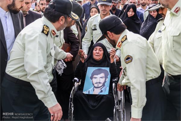 تشییع پیکر سه شهید تازه تفحص شده نیروی انتظامی 29
