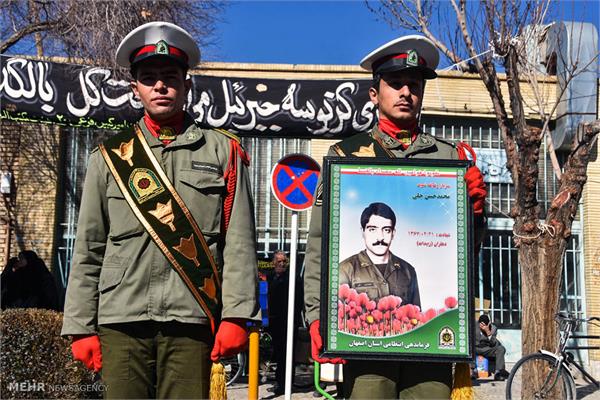 تشییع پیکر مطهر شهید «محمدحسن جلی» در شهرضا‎ 4