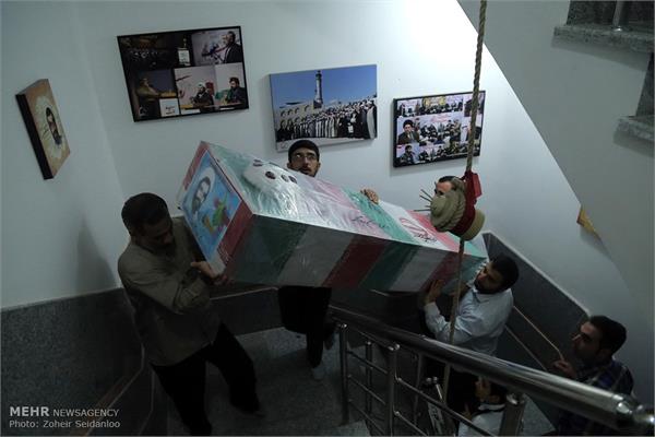 مراسم وداع با پیکر روحانی شهید محمد شیخ شعاعی 16