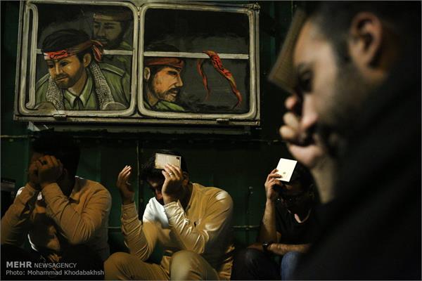 مراسم احیای شب بیست و یکم ماه رمضان در کهف الشهدا 12