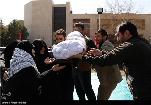 تشییع پیکر شهید گمنام ۱۸ساله - البرز 24