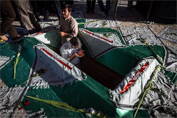 تشییع پیکر شهید گمنام در پارک کوهستانی دراک شیراز 19