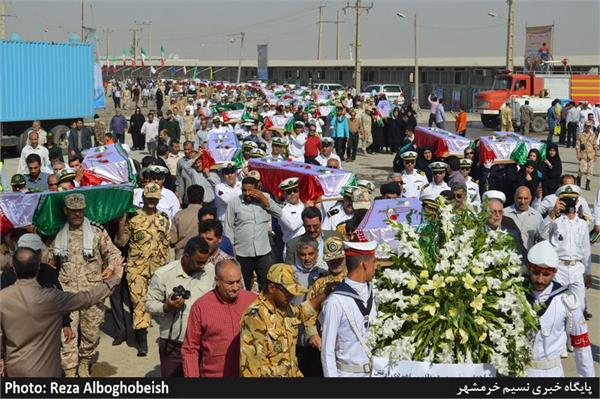 ورود 76 شهید نازه تفحص شده به کشور از طریق مرز شلمچه 9