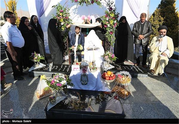 آغاز زندگی مشترک در کنار قبور شهدای گمنام - اصفهان 9