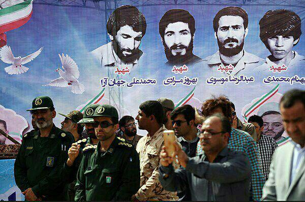 ورود پیکر مطهر ۵۵ شهید دفاع مقدس - شلمچه 10