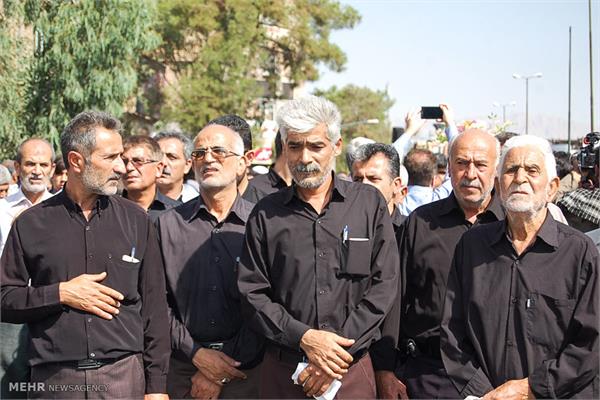 تشییع پیکر شهید رضا علی اعرابیان درسمنان 8