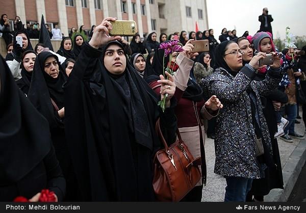 تشییع پیکر شهید گمنام در دانشگاه آزاد تهران شمال 23