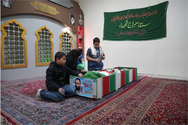 وداع با پیکر مطهر سردار شهید محمدرضا زاهدی و شش یار شهیدش - -16 فروردین 1403