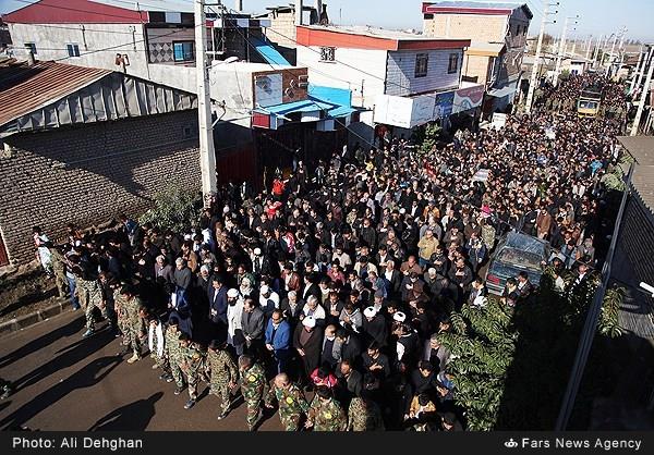 تشییع دو شهید گمنام در علی آباد گرگان 9