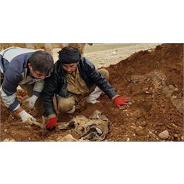 تفحص پیکر مطهر شهدای عملیات کربلای ۵+فیلم