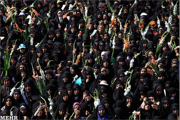 تشییع و خاکسپاری دو شهید گمنام در دانشگاه علامه طباطبایی