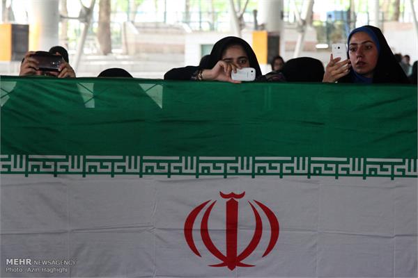 مراسم وداع با شهدای غواص و خط شکن در دانشگاه تهران 20