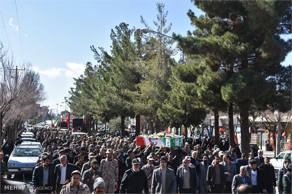 تشییع پیکر مطهر شهید «محمدحسن جلی» در شهرضا‎ 14