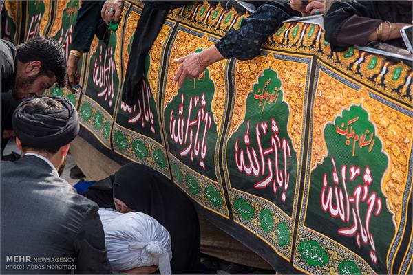 مراسم تشییع و تدفین دو شهید گمنام در لامرد 25