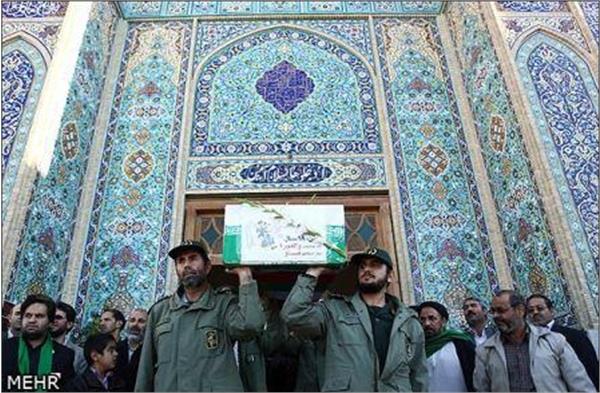 تشییع شهدای گمنام در یزد