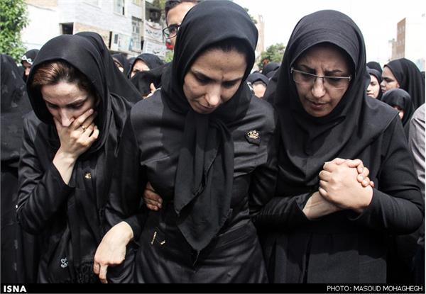 تشییع پیکر شهید محمد پازوکی طرودی - سمنان 6