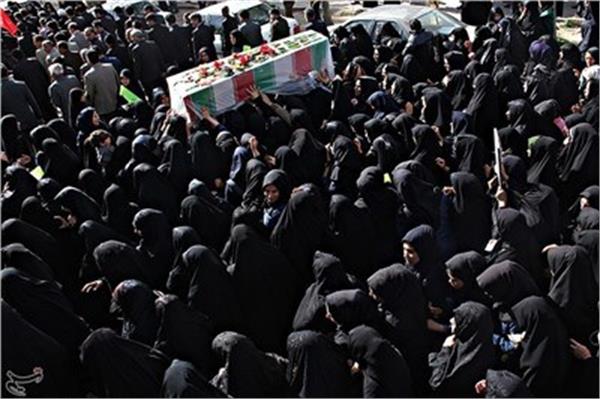 تشییع شهدای گمنام در استان ایلام