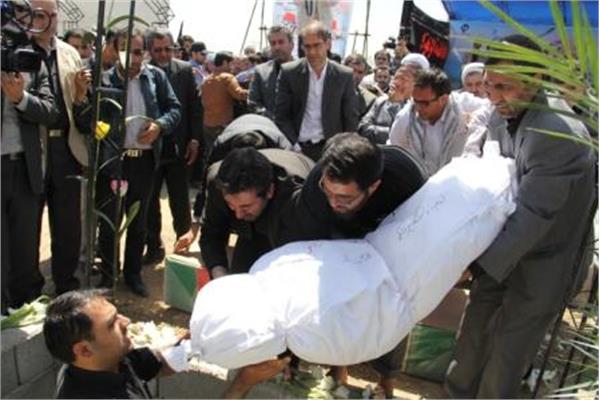 تشییع و خاکسپاری دو شهید گمنام دردانشگاه علوم پزشکی ارومیه