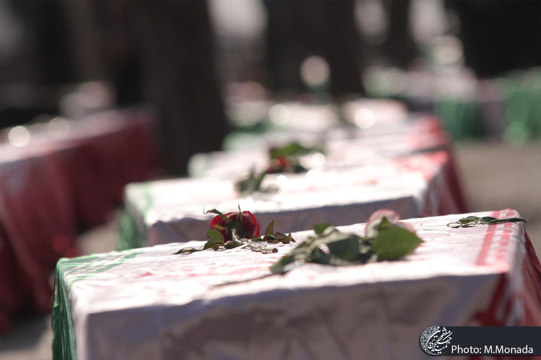 مراسم استقبال از شهدا در مرز شلمچه 1