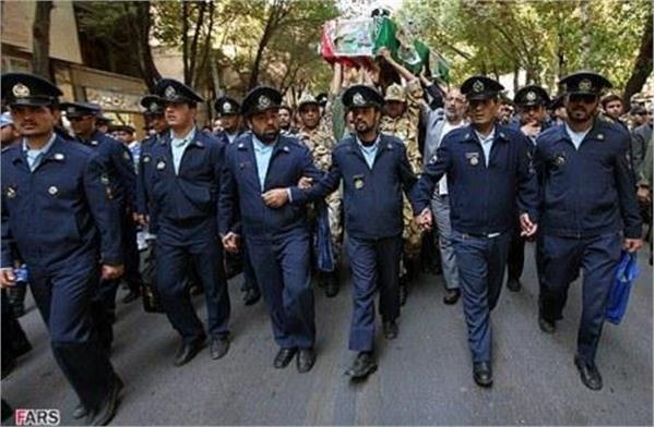 مراسم تشییع سرلشگر خلبان شهید قدرت الله کیانجو در اصفهان