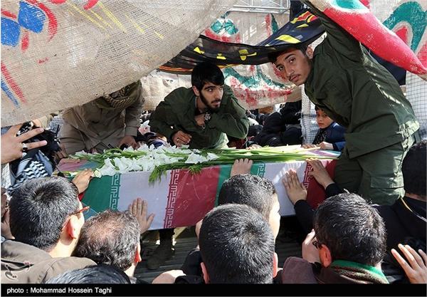 تشییع پیکر دوشهید گمنام و مراسم عزاداری شهادت حضرت زهرا(س) - مشهد 9