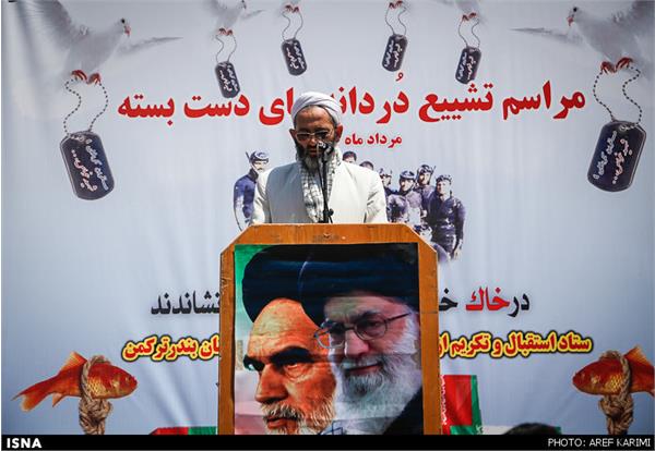 تشییع پیکر سیزده شهید غواص در ترکمن صحرا(گلستان) 19