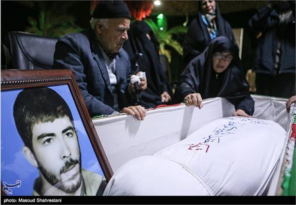 وداع با پیکر شهید تازه تفحص شده خلیل تاروردی 2