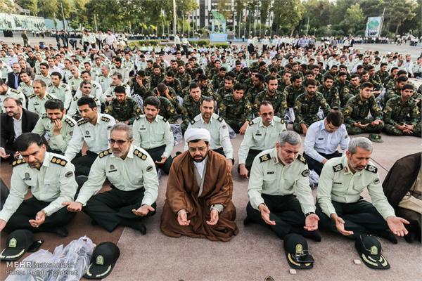 تشییع پیکر سه شهید تازه تفحص شده نیروی انتظامی 3