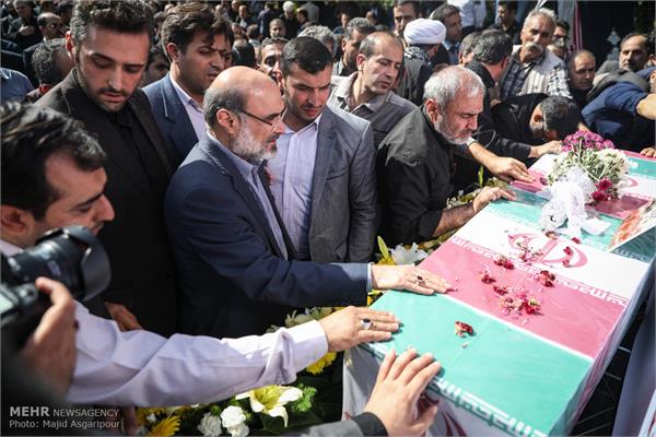 تشییع شهید پرویز قرایی 12