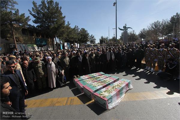 تشییع پیکر چهار شهید گمنام در بیرجند 11