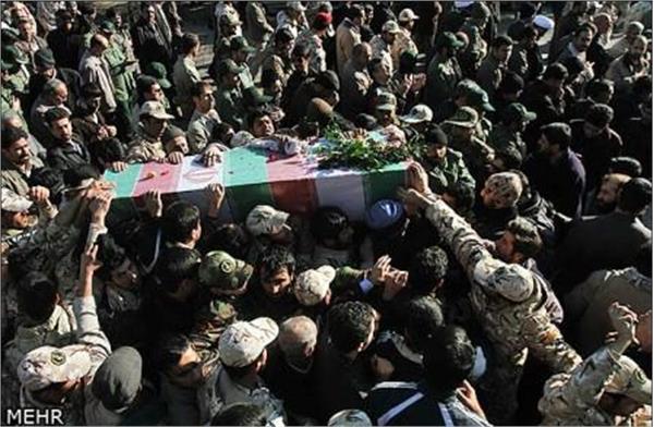 تشییع شهید گمنام در قزوین